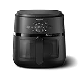 Philips Airfryer 2000 Serie – 13 Zubereitungsmöglichkeiten, 6,2 l, kompaktes...