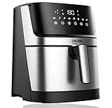 DMS XXL 6 Liter Heißluftfritteuse | Backofen | Heißluftgrill | Cooker | fettfrei...