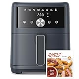Innsky Heißluftfritteuse Airfryer 6L, 8-in-1 Heissluftfritteuse Friteuse XXL, 1500W...