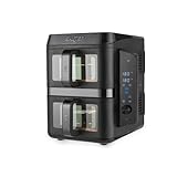 Salter VertiCook View Heißluftfritteuse - Vertikale Doppelschublade, Kochen auf 4...