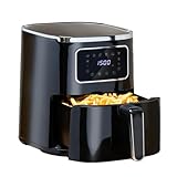 alpina Airfryer 4.5L - Heißluftfritteuse 1-4 Personen - Air Fryer mit digitalem...