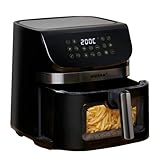 alpina Heißluftfritteuse 9L - Airfryer XXL - Air Fryer mit Digitalem Display -...