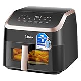Midea Heißluftfritteuse XXL AirFryer 8.5L, 8-in-1 Heissluftfritteuse mit...