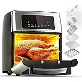 ZACHVO Heißluftfritteuse XXXL, 15L Airfryer mit 1700W, 10 Programme, Timerfunktion,...